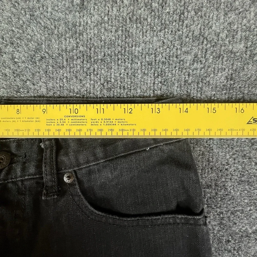 Levi's 511 Slim Fit Stretch Jeans Men's W28 L28 Black Denim Mid Rise Skinny Tape